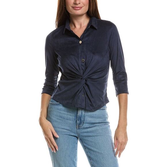 GRETCHEN SCOTT Tops - Gretchen Scott Womens  Twist Shout Top